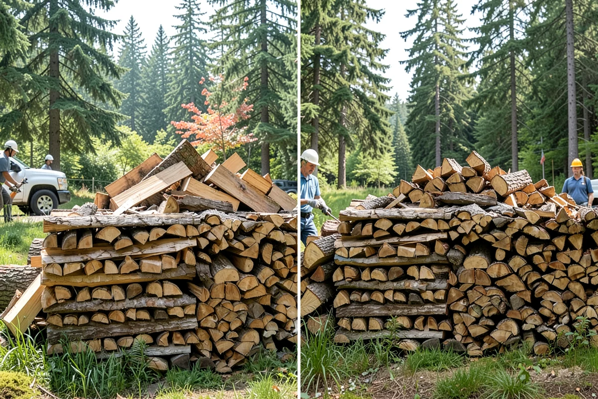 Mixed Hardwood Firewood in Pacific, King County, WA - We assemble a blend of dense hardwood stock