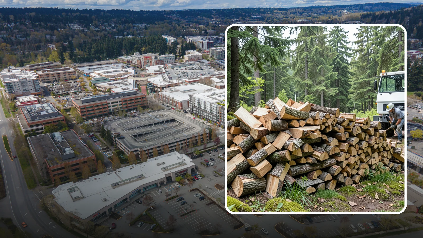 Mixed Hardwood Firewood in Redmond, King County, WA - Our mixed hardwood firewood blends dense, slow-burning hardwoods for long-lasting heat and steady coals during Pacific Northwest...