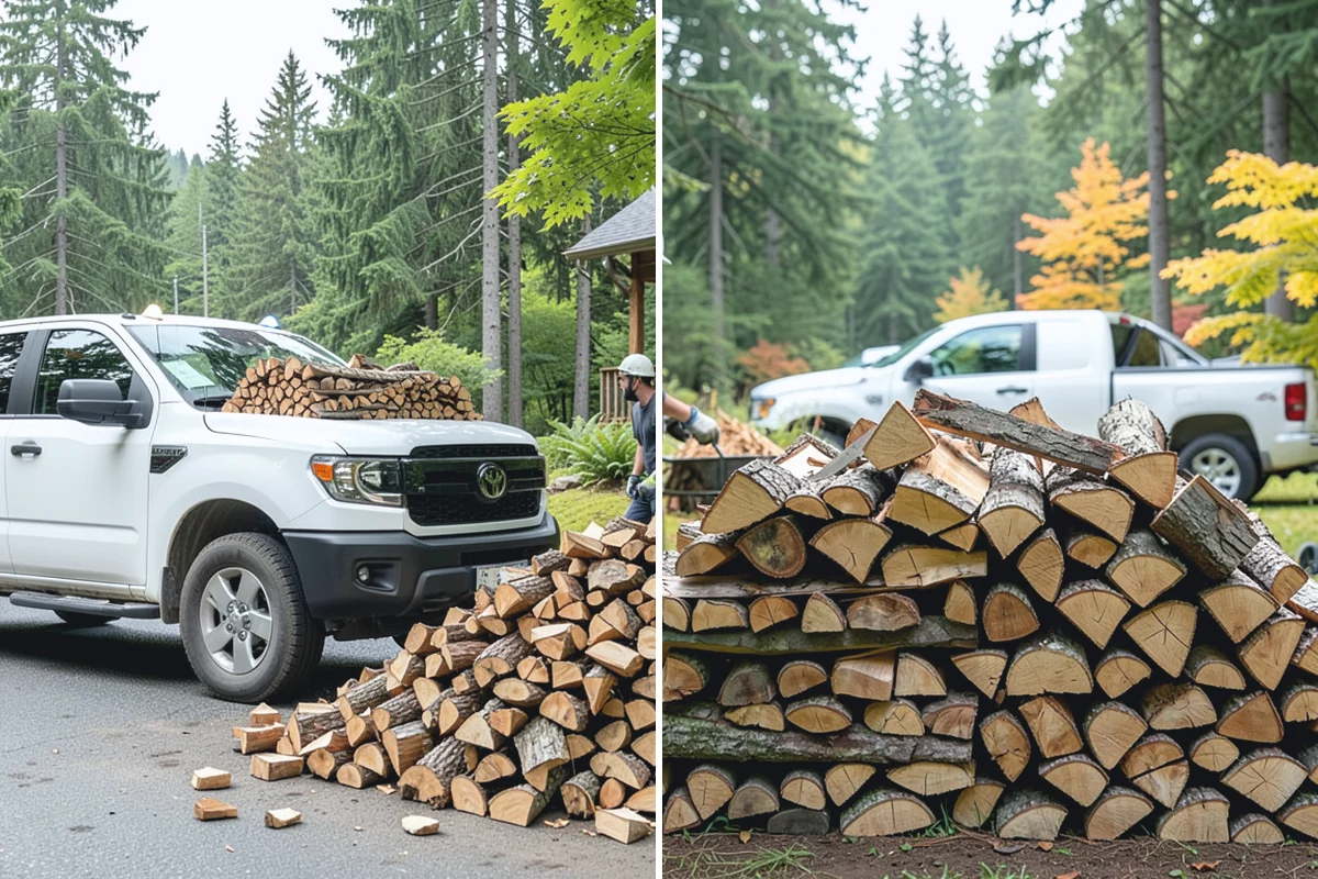 Mixed Hardwood Firewood in Redmond, King County, WA - We assemble a blend of dense hardwood stock