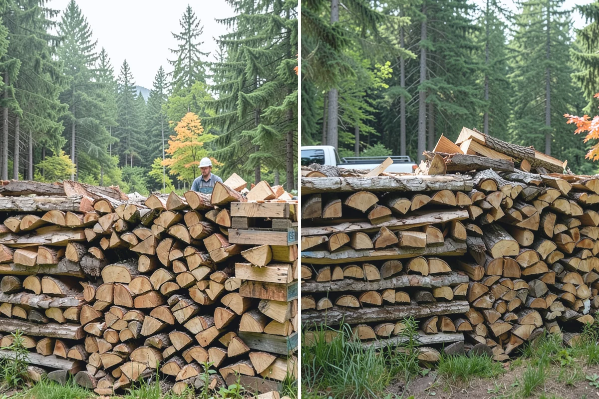 Mixed Hardwood Firewood in Renton, King County, WA - We assemble a blend of dense hardwood stock