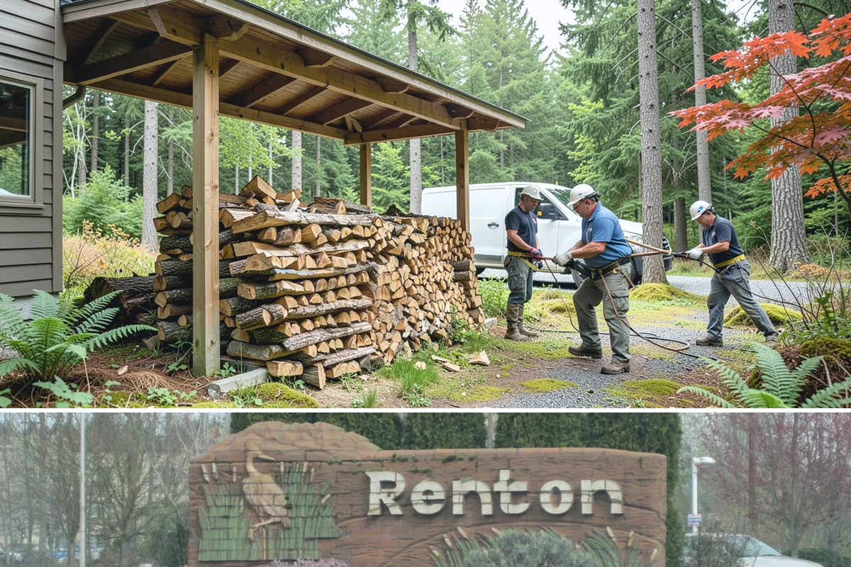 Mixed Hardwood Firewood in Renton, King County, WA - Order hardwood in fall so you have long-burning wood ready for the deep-winter cold snaps.