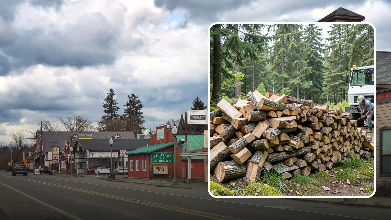 Mixed Hardwood Firewood in Roy, Pierce County, WA - Our mixed hardwood firewood blends dense, slow-burning hardwoods for long-lasting heat and steady coals during Pacific Northwest...