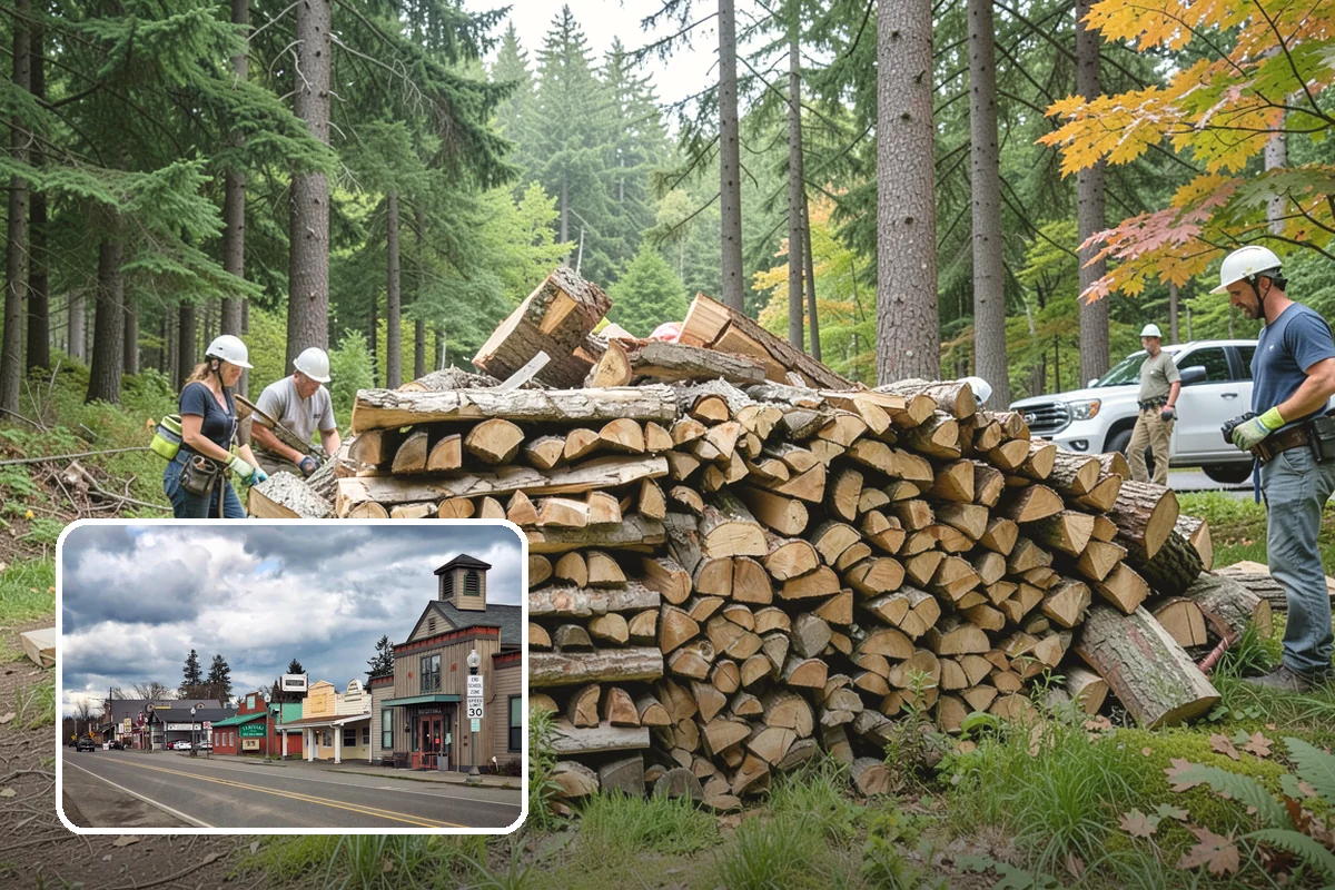 Mixed Hardwood Firewood in Roy, Pierce County, WA - Long, slow burn time from dense wood