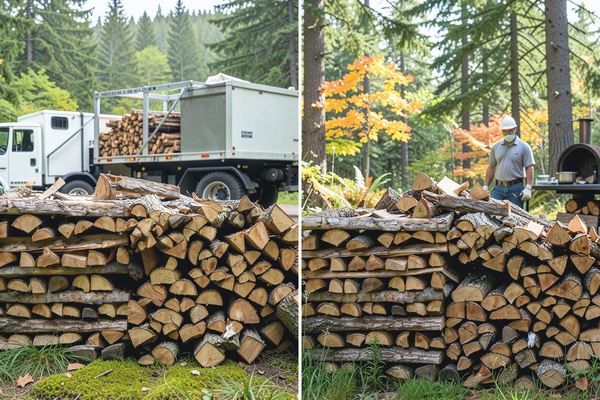 Mixed Hardwood Firewood in Roy, Pierce County, WA - We assemble a blend of dense hardwood stock