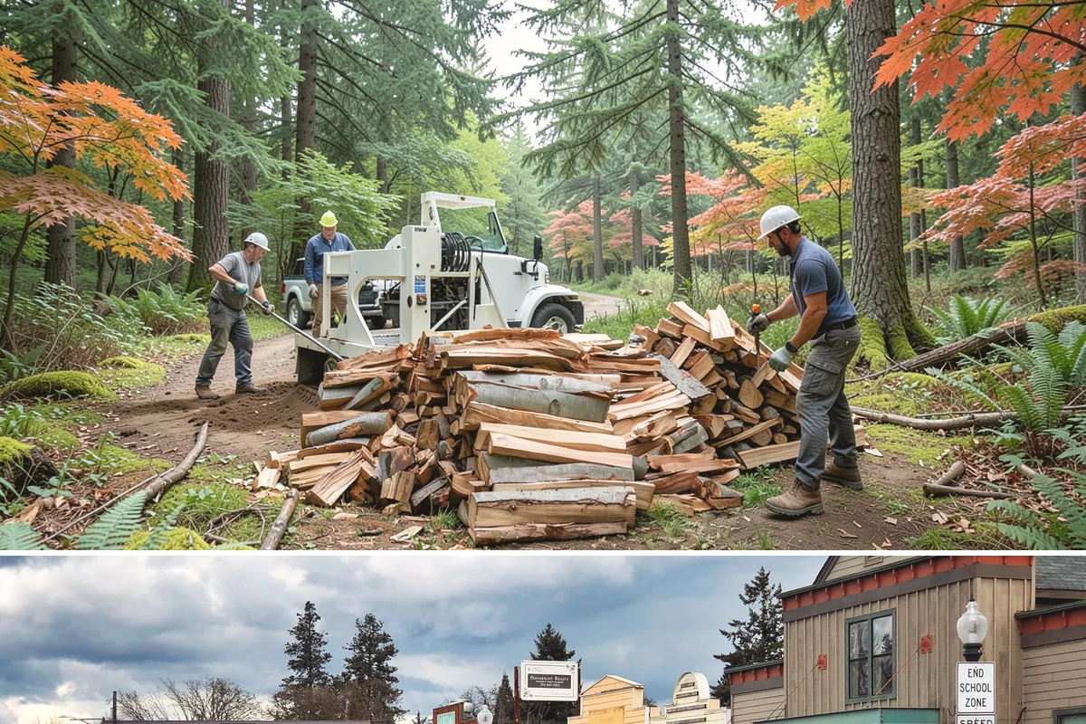 Mixed Hardwood Firewood in Roy, Pierce County, WA - Order hardwood in fall so you have long-burning wood ready for the deep-winter cold snaps.