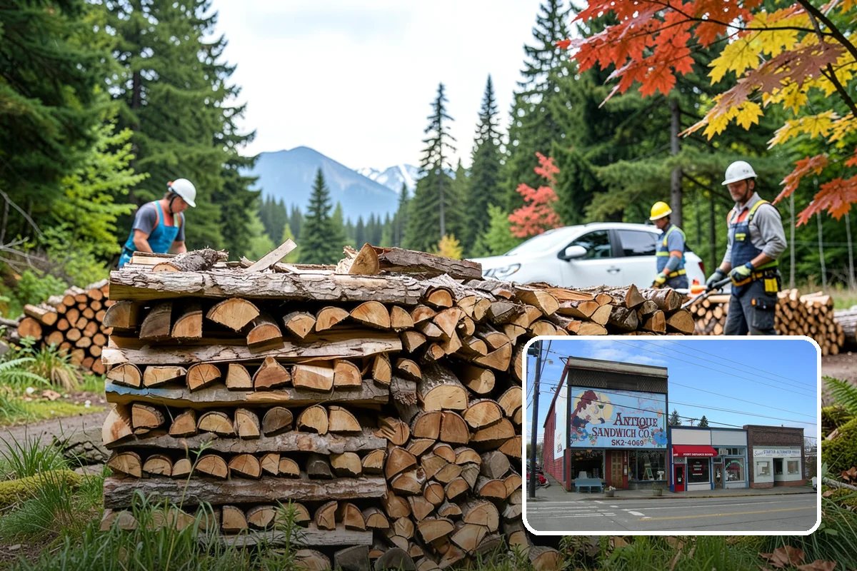 Mixed Hardwood Firewood in Ruston, Pierce County, WA - Long, slow burn time from dense wood
