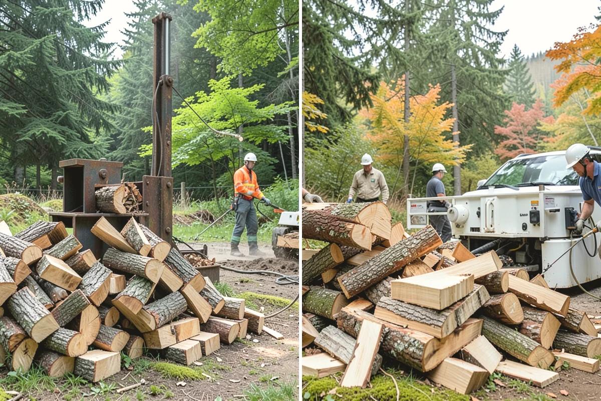 Mixed Hardwood Firewood in Ruston, Pierce County, WA - We assemble a blend of dense hardwood stock