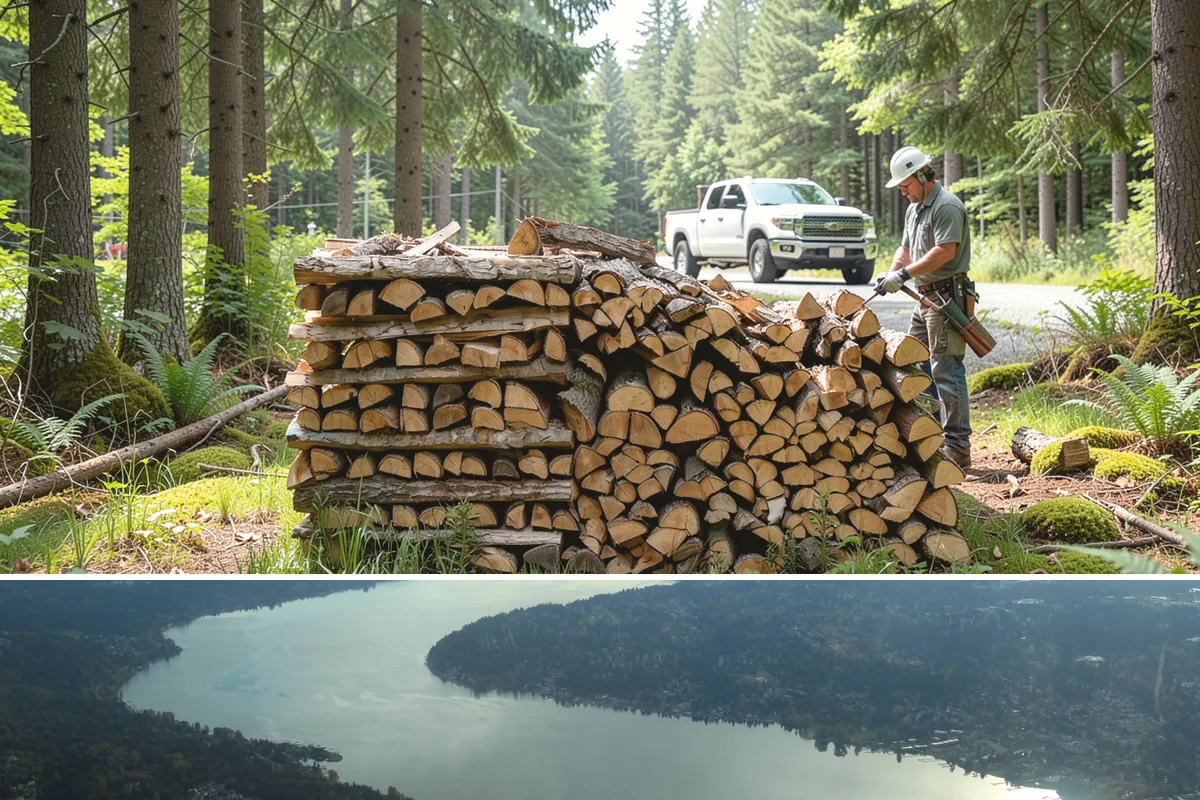 Mixed Hardwood Firewood in Sammamish, King County, WA - Order hardwood in fall so you have long-burning wood ready for the deep-winter cold snaps.