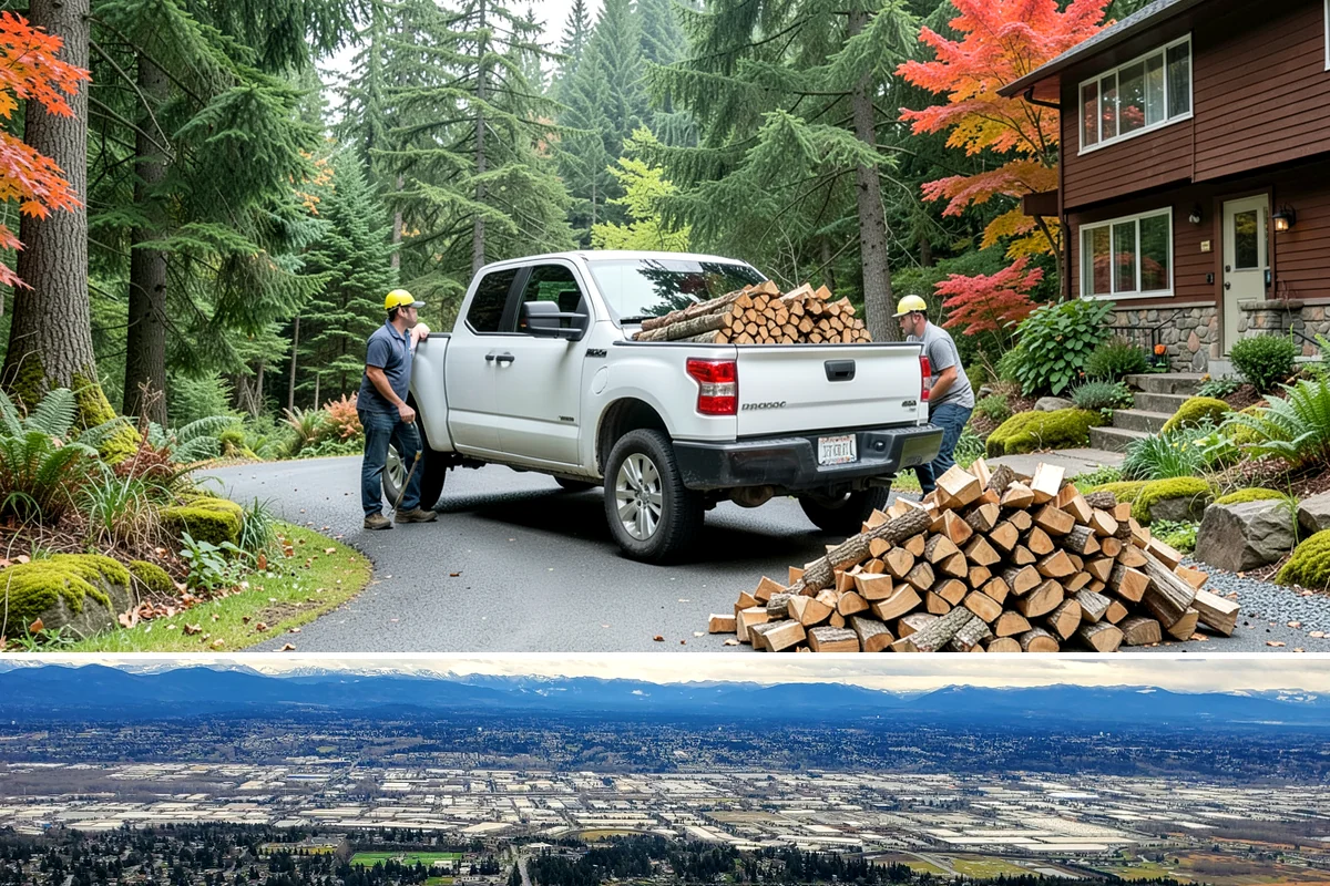 Mixed Hardwood Firewood in SeaTac, King County, WA - Order hardwood in fall so you have long-burning wood ready for the deep-winter cold snaps.