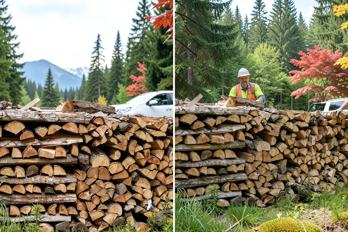 Mixed Hardwood Firewood in Seattle, King County, WA - We assemble a blend of dense hardwood stock