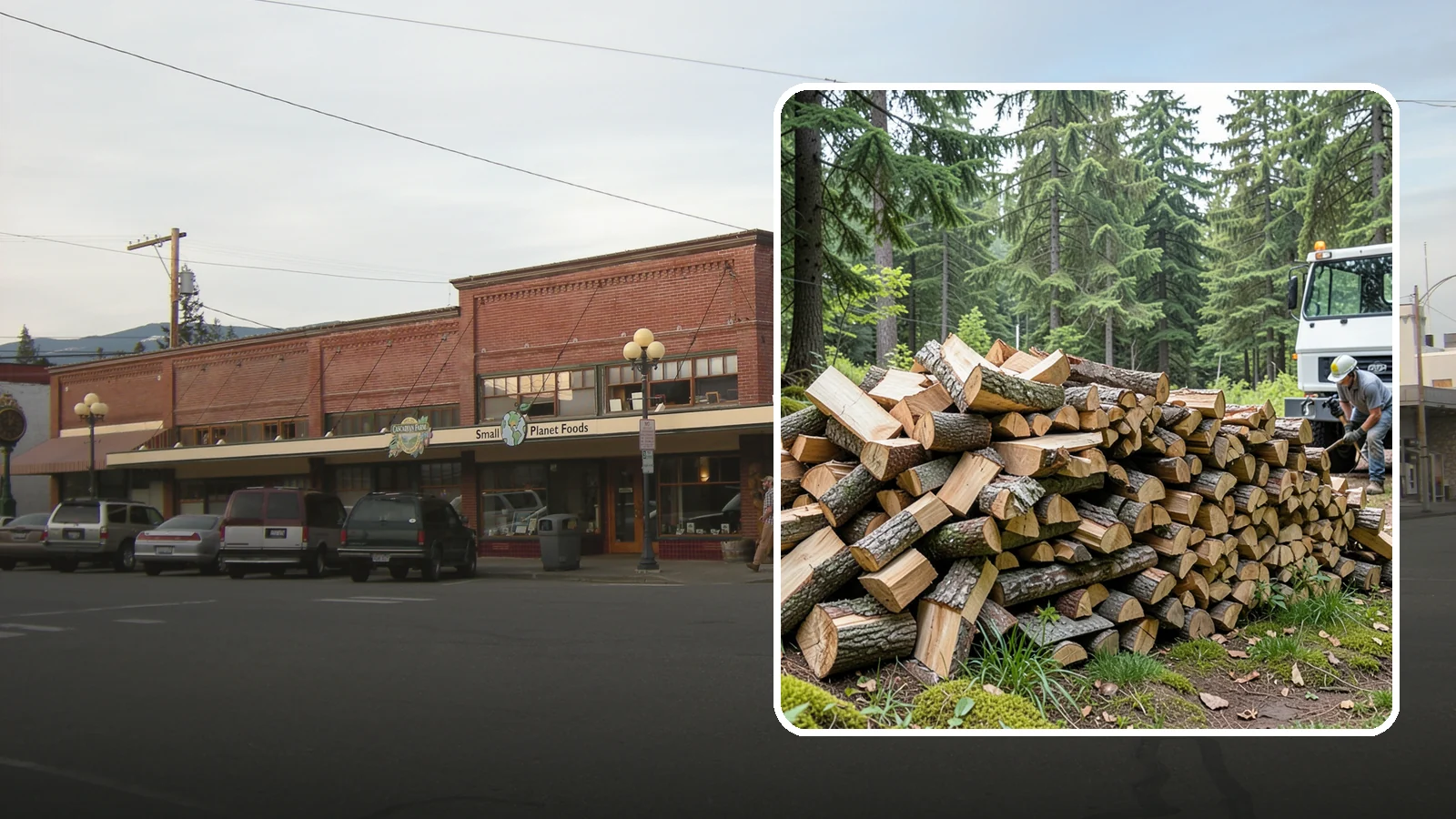 Mixed Hardwood Firewood in Sedro-Woolley, Skagit County, WA - Our mixed hardwood firewood blends dense, slow-burning hardwoods for long-lasting heat and steady coals during Pacific Northwest...