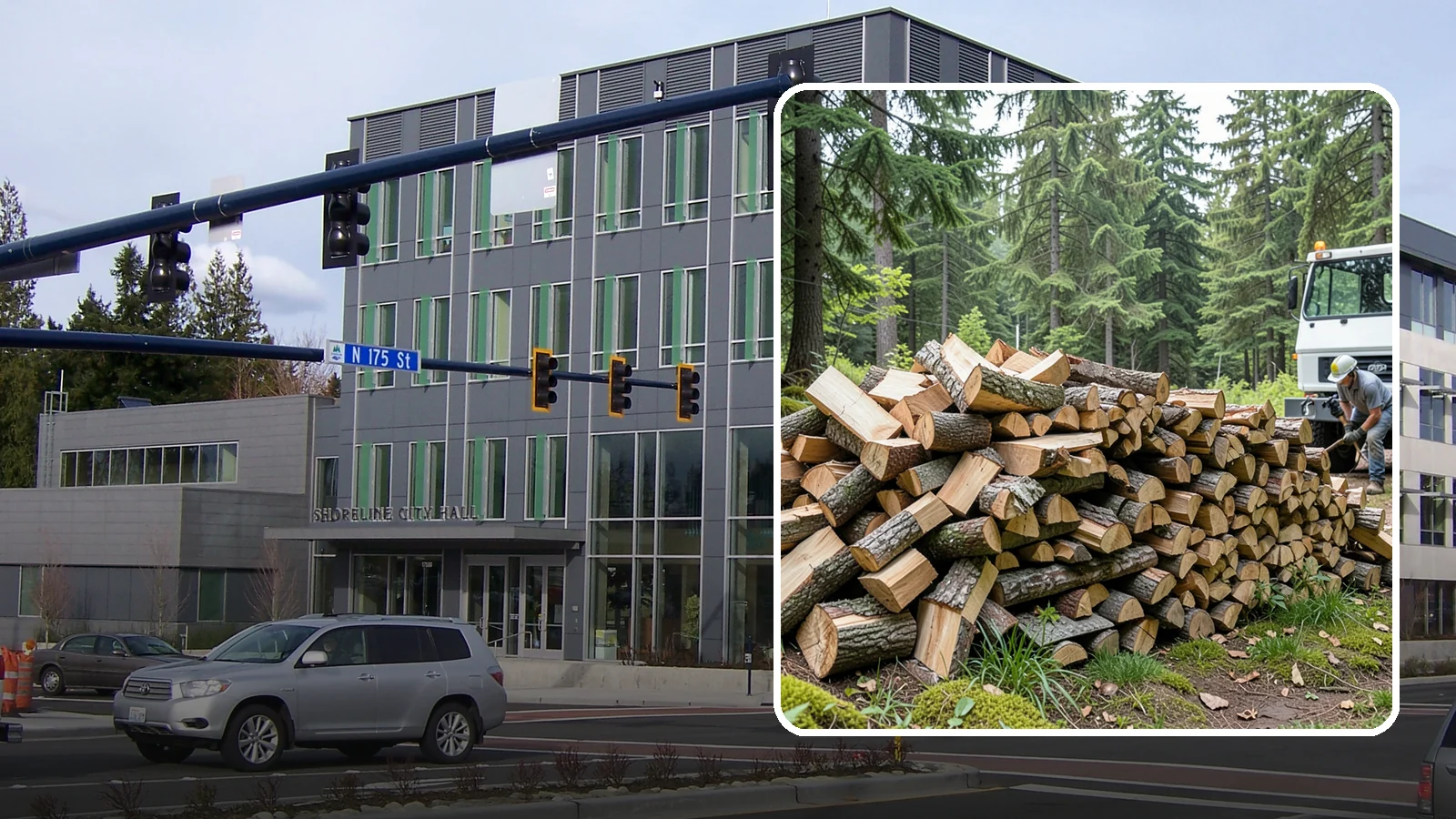 Mixed Hardwood Firewood in Shoreline, King County, WA - Our mixed hardwood firewood blends dense, slow-burning hardwoods for long-lasting heat and steady coals during Pacific Northwest...