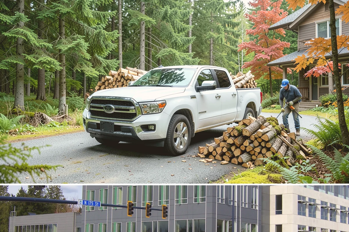 Mixed Hardwood Firewood in Shoreline, King County, WA - Order hardwood in fall so you have long-burning wood ready for the deep-winter cold snaps.