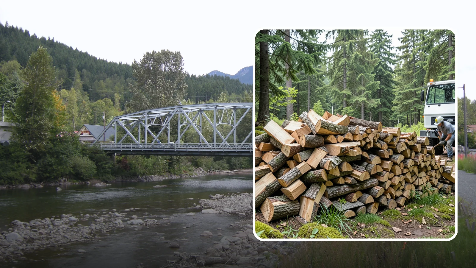 Mixed Hardwood Firewood in Skykomish, King County, WA - Our mixed hardwood firewood blends dense, slow-burning hardwoods for long-lasting heat and steady coals during Pacific Northwest...