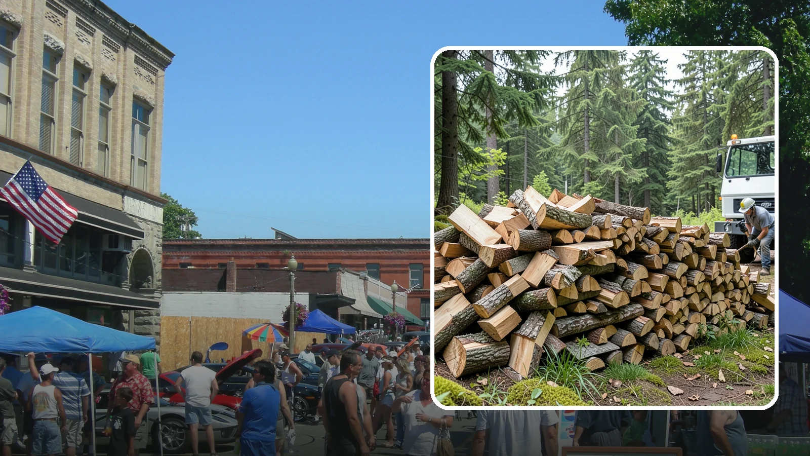 Mixed Hardwood Firewood in Snohomish, Snohomish County, WA - Our mixed hardwood firewood blends dense, slow-burning hardwoods for long-lasting heat and steady coals during Pacific Northwest...
