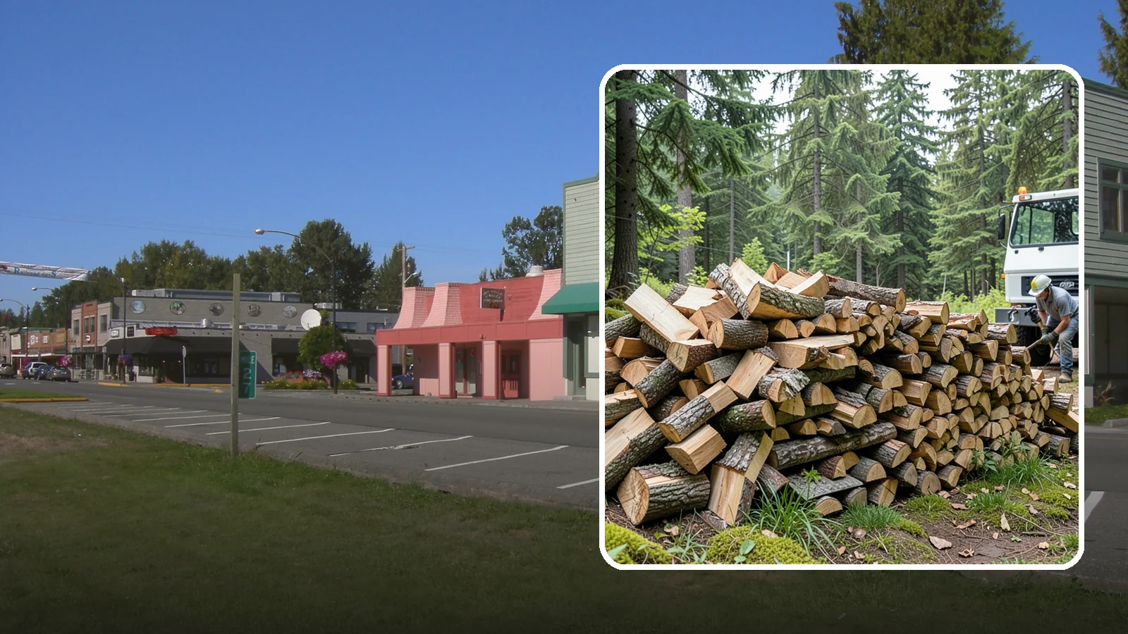 Mixed Hardwood Firewood in Snoqualmie, King County, WA - Our mixed hardwood firewood blends dense, slow-burning hardwoods for long-lasting heat and steady coals during Pacific Northwest...
