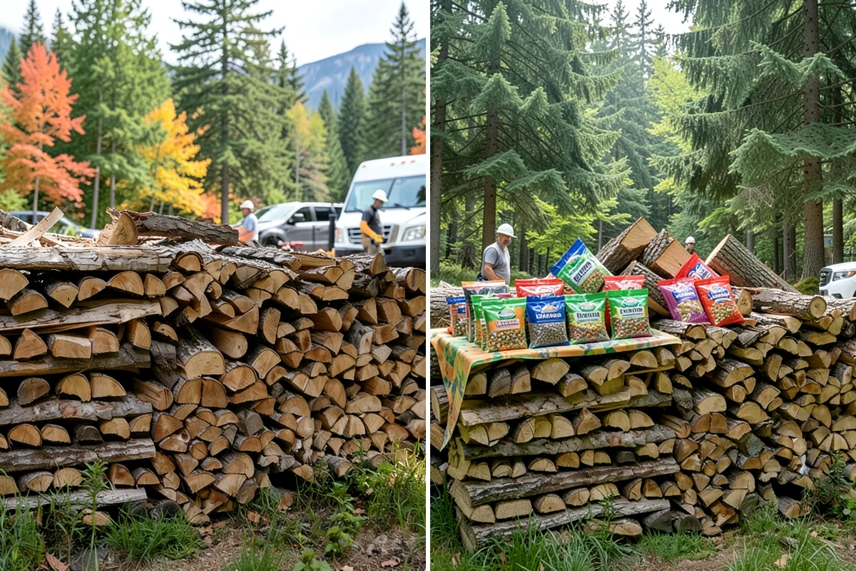Mixed Hardwood Firewood in Snoqualmie, King County, WA - We assemble a blend of dense hardwood stock