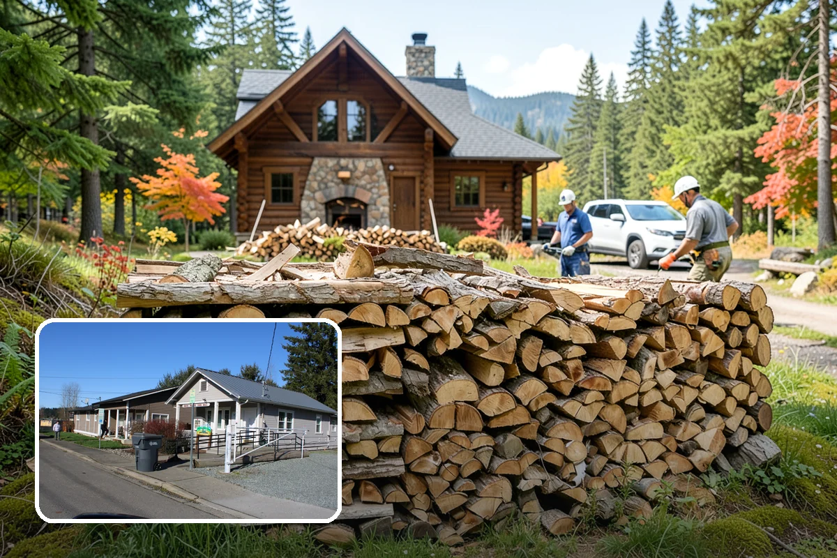 Mixed Hardwood Firewood in South Prairie, Pierce County, WA - Long, slow burn time from dense wood