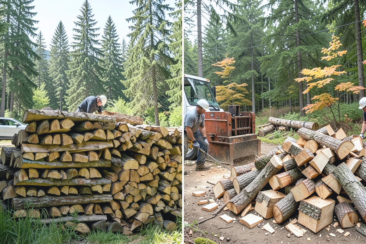 Mixed Hardwood Firewood in South Prairie, Pierce County, WA - We assemble a blend of dense hardwood stock