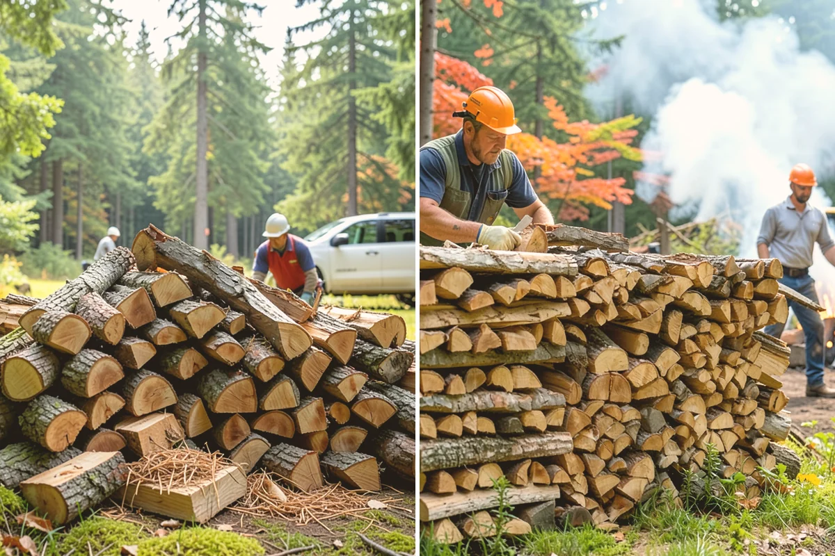 Mixed Hardwood Firewood in Stanwood, Snohomish County, WA - We assemble a blend of dense hardwood stock