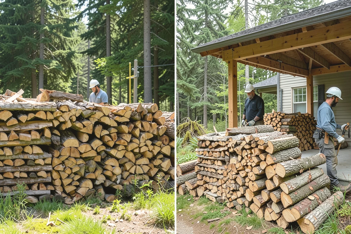 Mixed Hardwood Firewood in Steilacoom, Pierce County, WA - We assemble a blend of dense hardwood stock