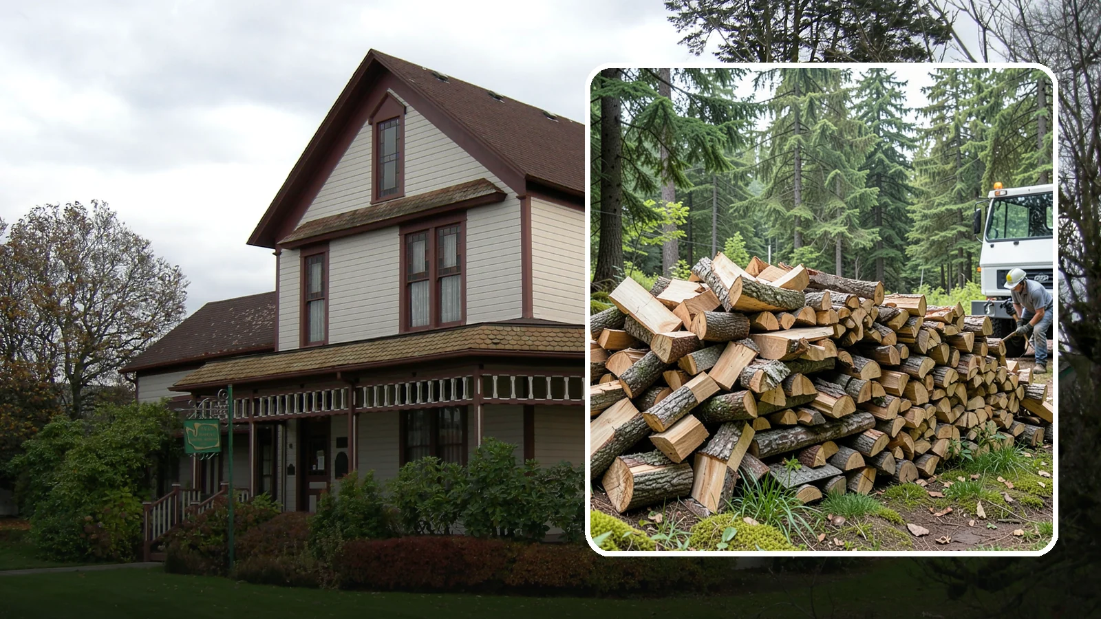 Mixed Hardwood Firewood in Sumner, Pierce County, WA - Our mixed hardwood firewood blends dense, slow-burning hardwoods for long-lasting heat and steady coals during Pacific Northwest...