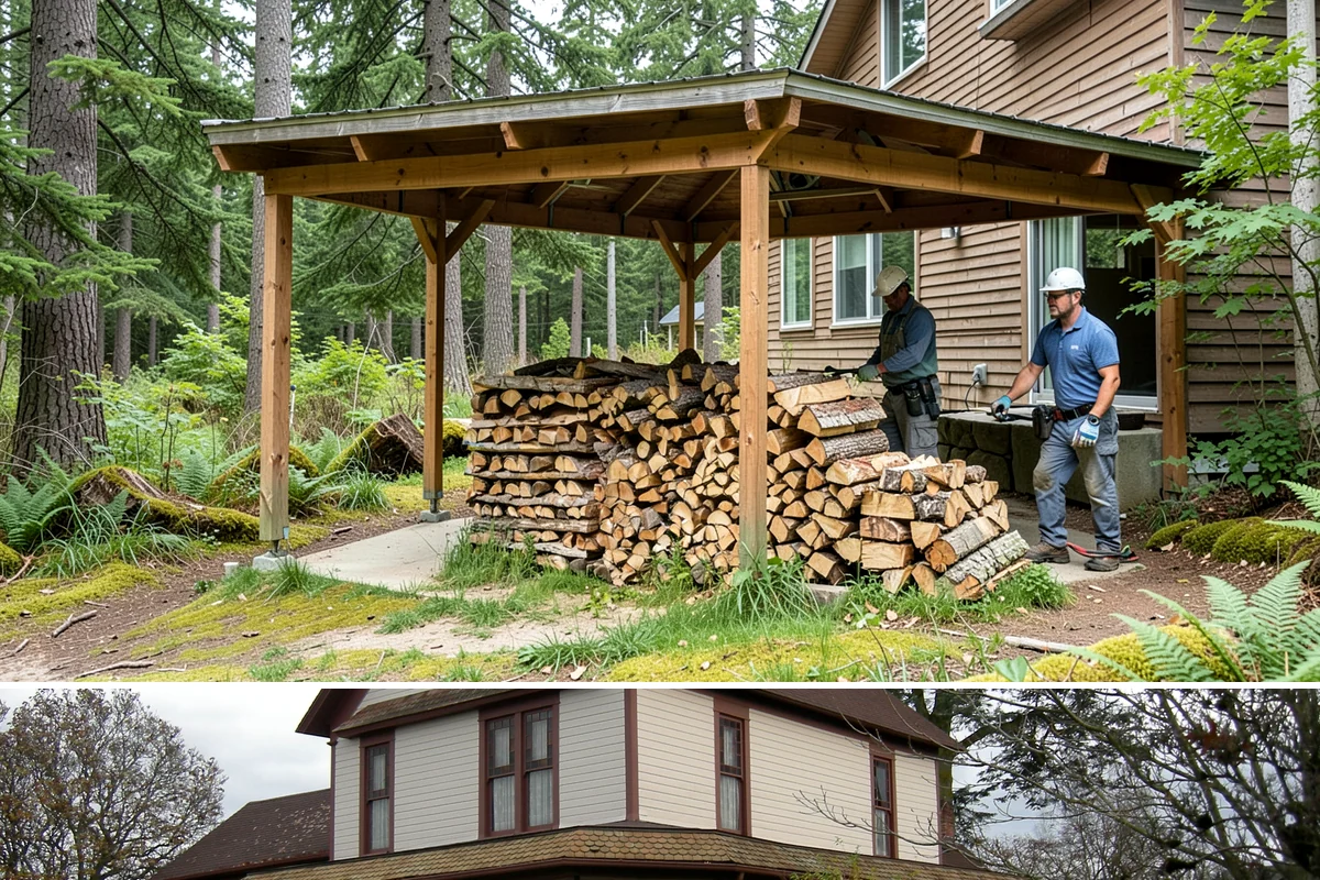 Mixed Hardwood Firewood in Sumner, Pierce County, WA - Order hardwood in fall so you have long-burning wood ready for the deep-winter cold snaps.