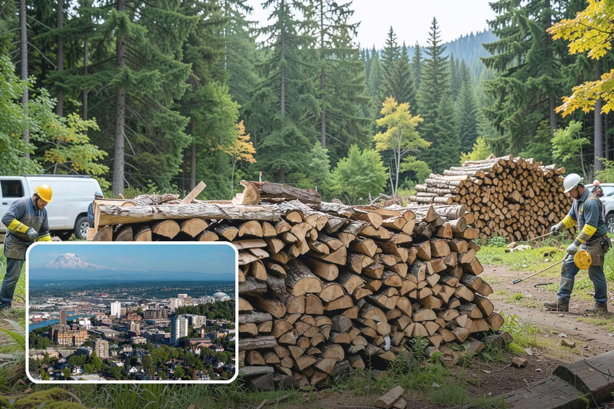 Mixed Hardwood Firewood in Tacoma, Pierce County, WA - Long, slow burn time from dense wood