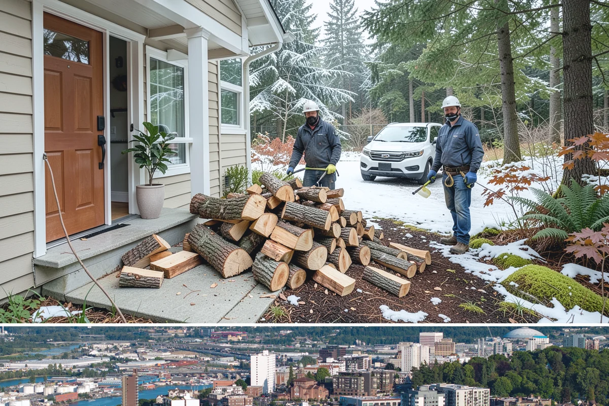Mixed Hardwood Firewood in Tacoma, Pierce County, WA - Order hardwood in fall so you have long-burning wood ready for the deep-winter cold snaps.