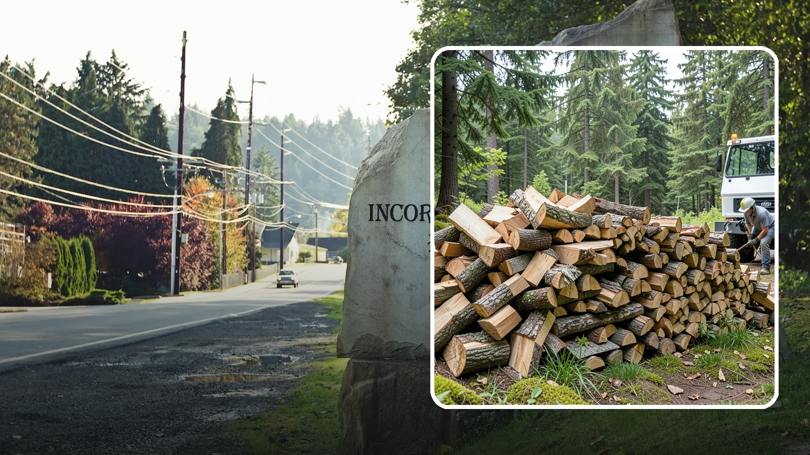 Mixed Hardwood Firewood in Wilkeson, Pierce County, WA - Our mixed hardwood firewood blends dense, slow-burning hardwoods for long-lasting heat and steady coals during Pacific Northwest...