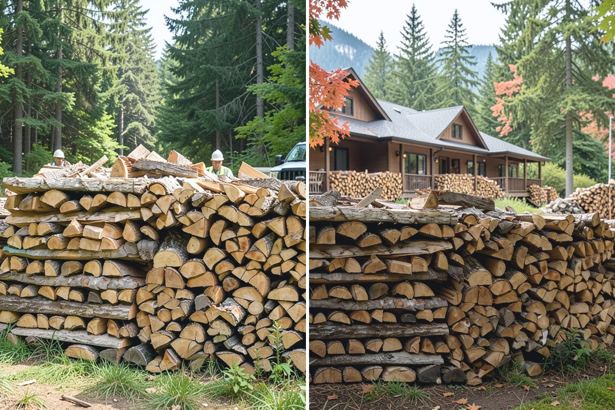 Mixed Hardwood Firewood in Wilkeson, Pierce County, WA - We assemble a blend of dense hardwood stock