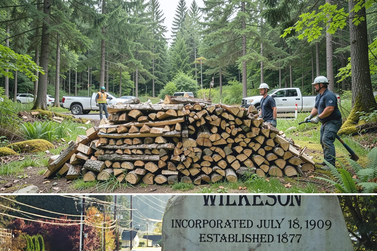 Mixed Hardwood Firewood in Wilkeson, Pierce County, WA - Order hardwood in fall so you have long-burning wood ready for the deep-winter cold snaps.