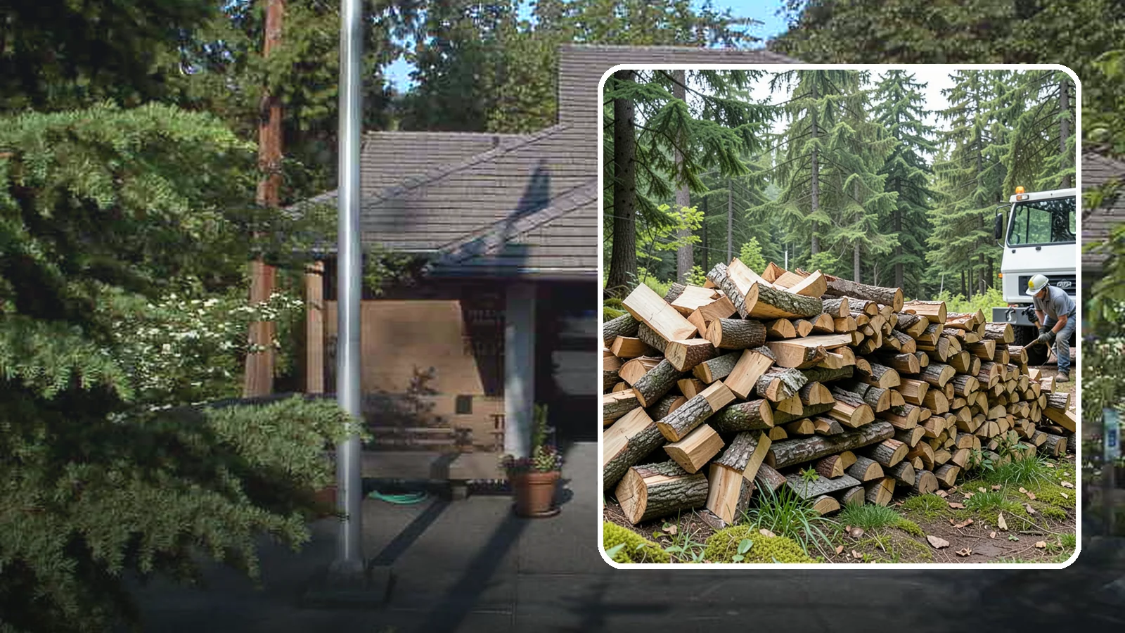 Mixed Hardwood Firewood in Yarrow Point, King County, WA - Our mixed hardwood firewood blends dense, slow-burning hardwoods for long-lasting heat and steady coals during Pacific Northwest...