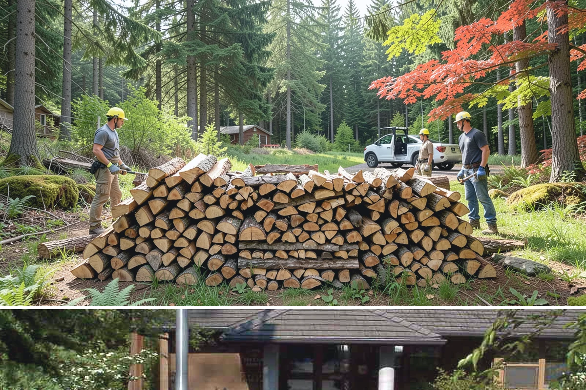 Mixed Hardwood Firewood in Yarrow Point, King County, WA - Order hardwood in fall so you have long-burning wood ready for the deep-winter cold snaps.