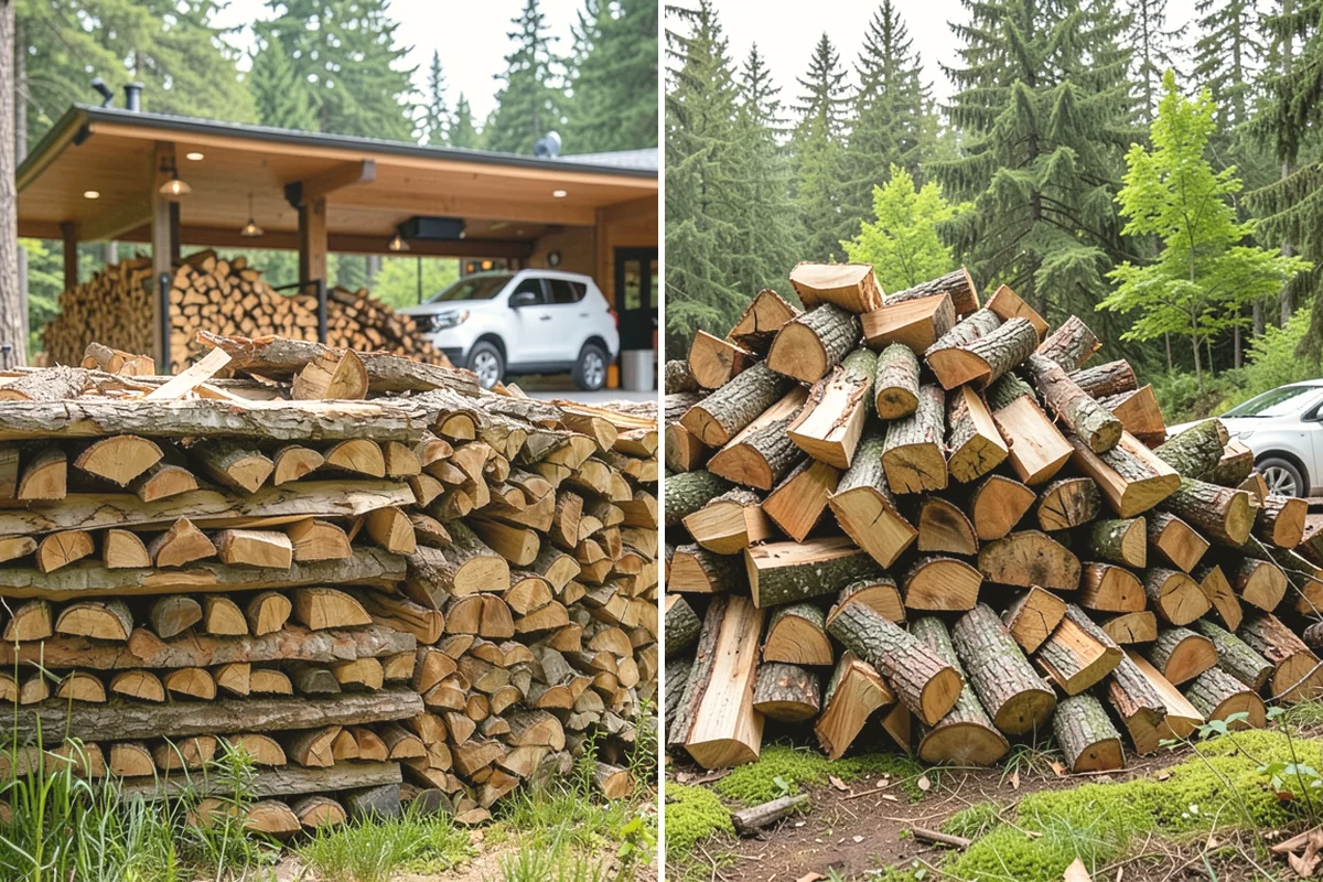 Mixed Softwood Firewood in Anacortes, Skagit County, WA - We gather a blend of fast-lighting softwood stock