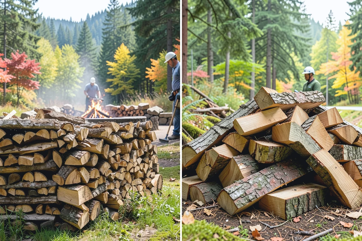 Mixed Softwood Firewood in Auburn, King County, WA - We gather a blend of fast-lighting softwood stock