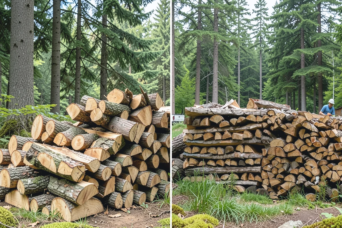 Mixed Softwood Firewood in Beaux Arts Village, King County, WA - We gather a blend of fast-lighting softwood stock