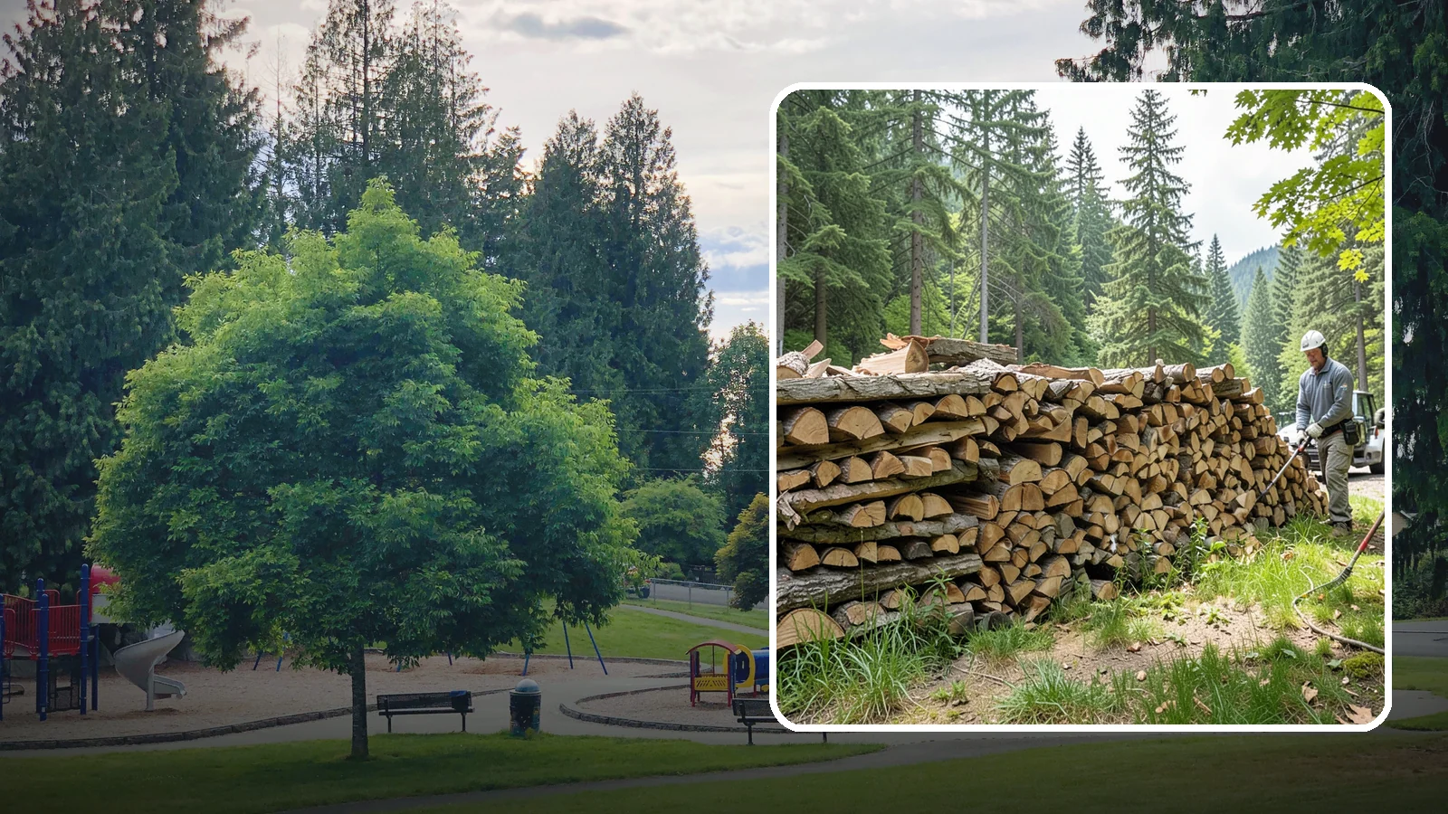 Mixed Softwood Firewood in Bonney Lake, Pierce County, WA - Our mixed softwood firewood lights quickly and throws fast heat, making it a practical, budget-friendly choice for Pacific...