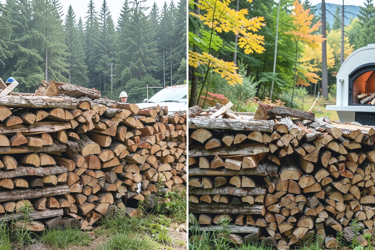 Mixed Softwood Firewood in Bonney Lake, Pierce County, WA - We gather a blend of fast-lighting softwood stock