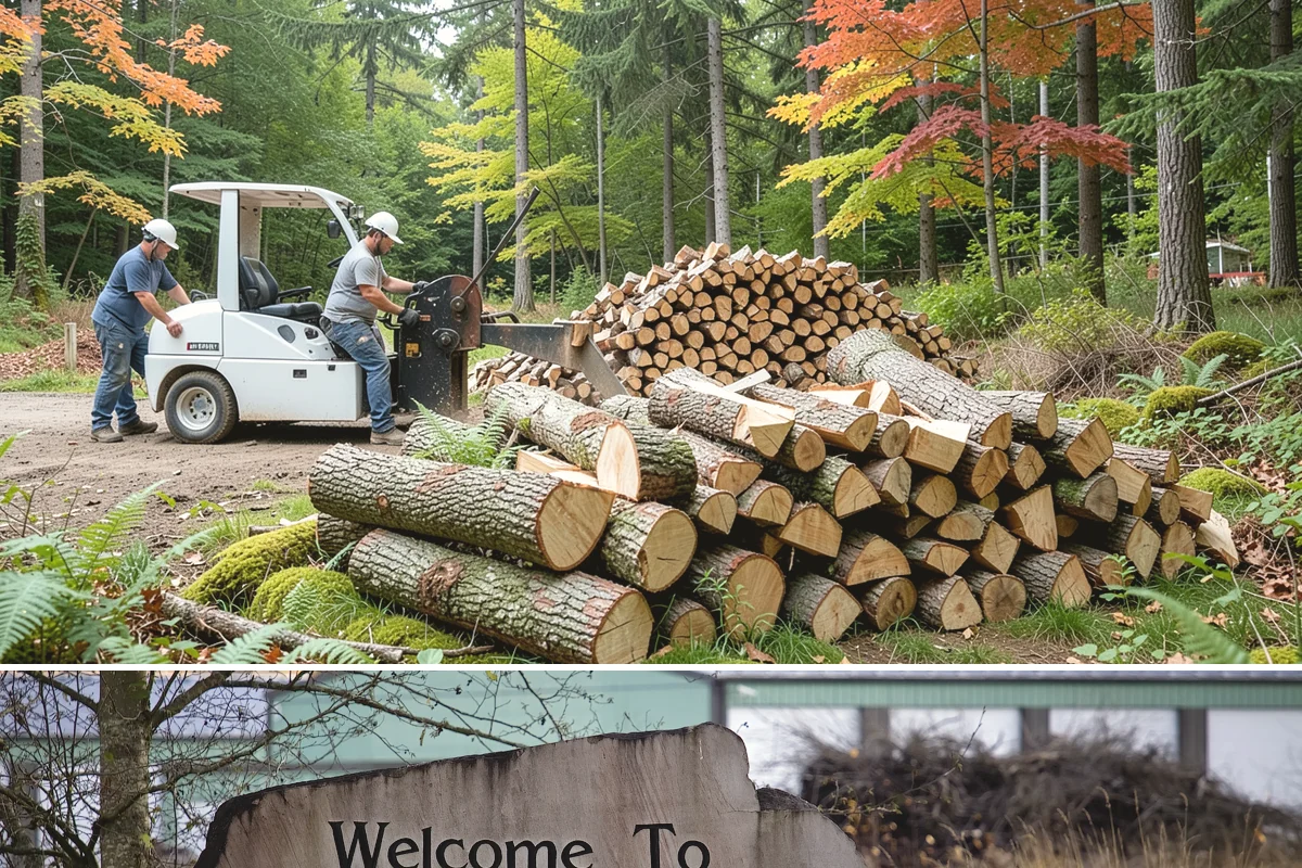 Mixed Softwood Firewood in Buckley, Pierce County, WA - Buy softwood in late summer or fall to have easy-lighting wood ready for autumn and shoulder-season fires.