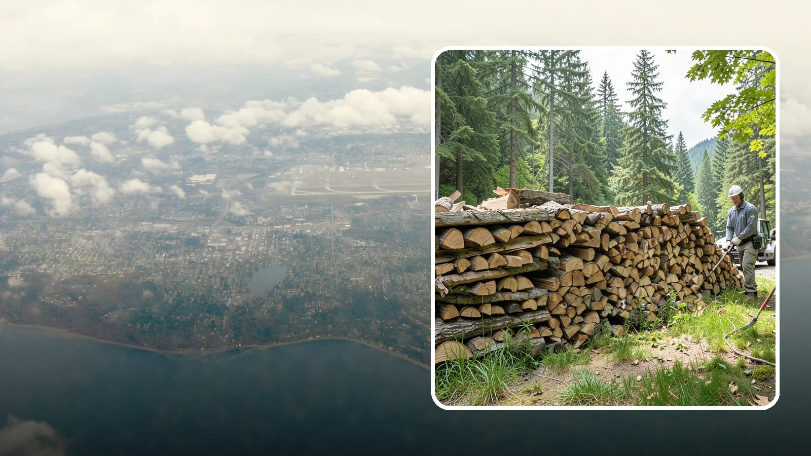 Mixed Softwood Firewood in Burien, King County, WA - Our mixed softwood firewood lights quickly and throws fast heat, making it a practical, budget-friendly choice for Pacific...