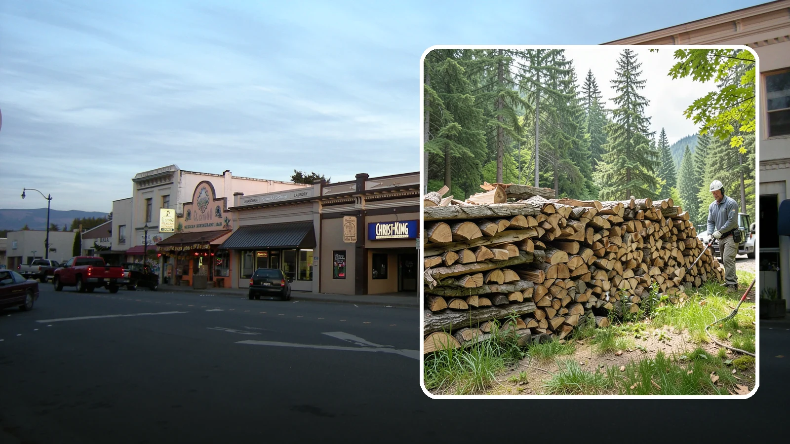 Mixed Softwood Firewood in Burlington, Skagit County, WA - Our mixed softwood firewood lights quickly and throws fast heat, making it a practical, budget-friendly choice for Pacific...