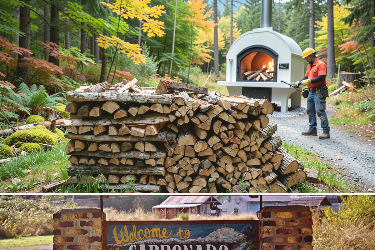 Mixed Softwood Firewood in Carbonado, Pierce County, WA - Buy softwood in late summer or fall to have easy-lighting wood ready for autumn and shoulder-season fires.