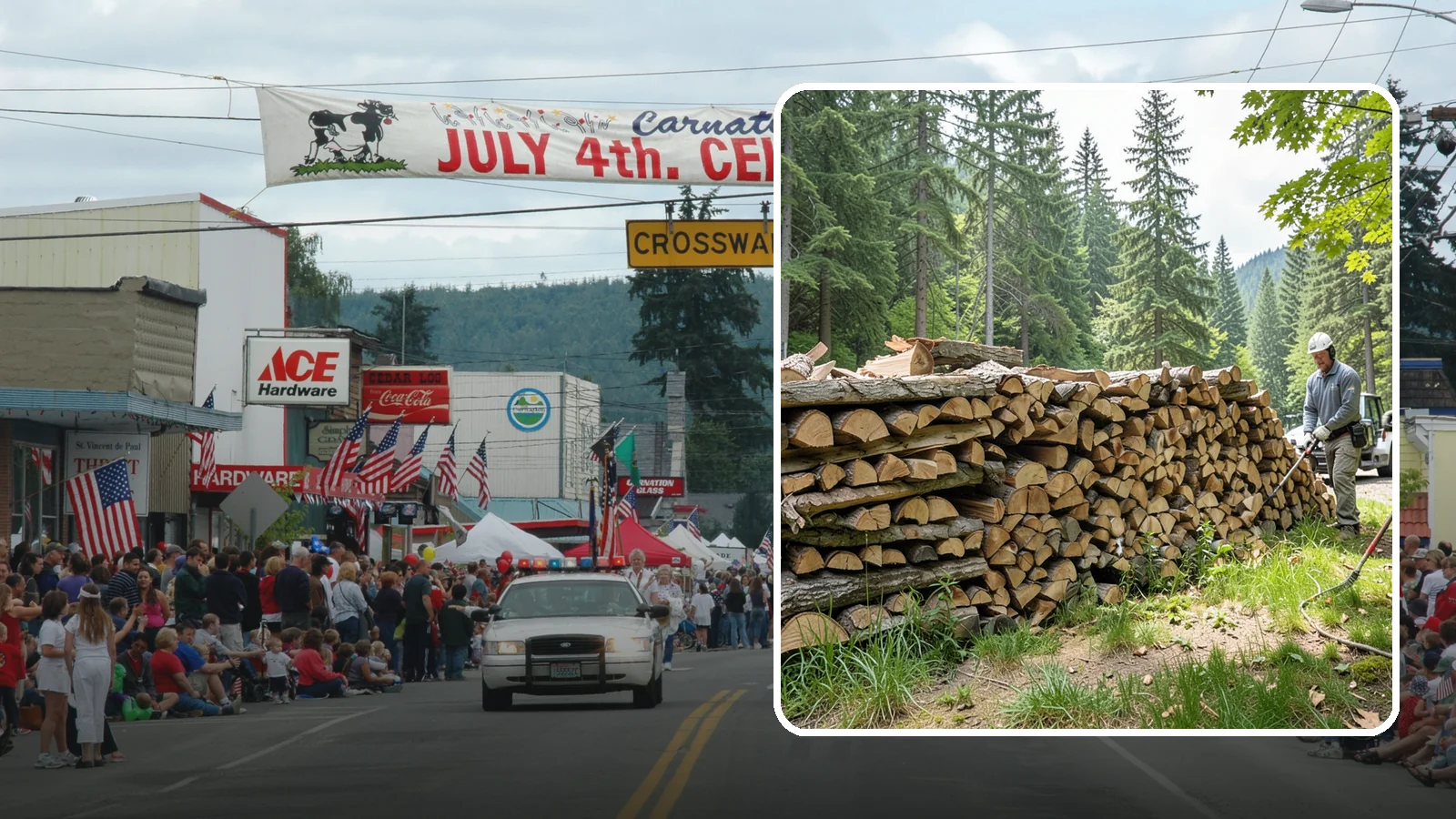 Mixed Softwood Firewood in Carnation, King County, WA - Our mixed softwood firewood lights quickly and throws fast heat, making it a practical, budget-friendly choice for Pacific...
