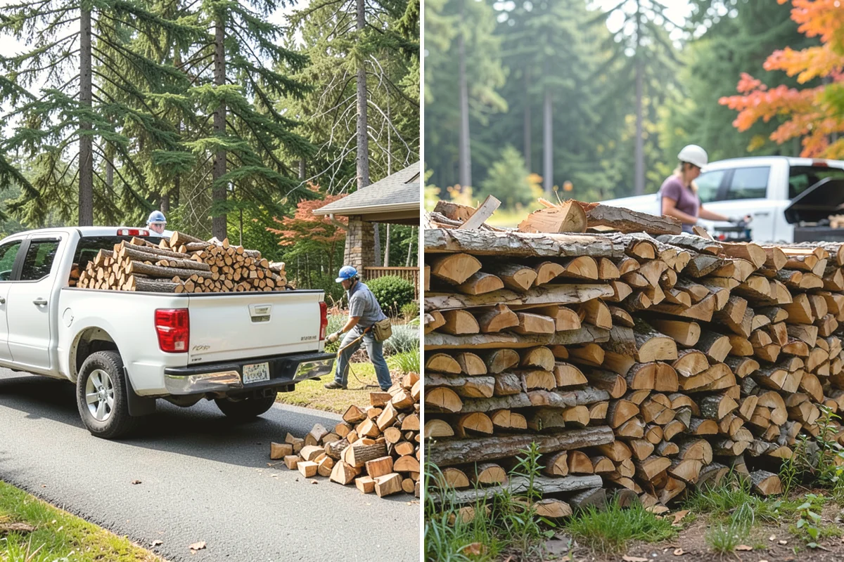 Mixed Softwood Firewood in Carnation, King County, WA - We gather a blend of fast-lighting softwood stock
