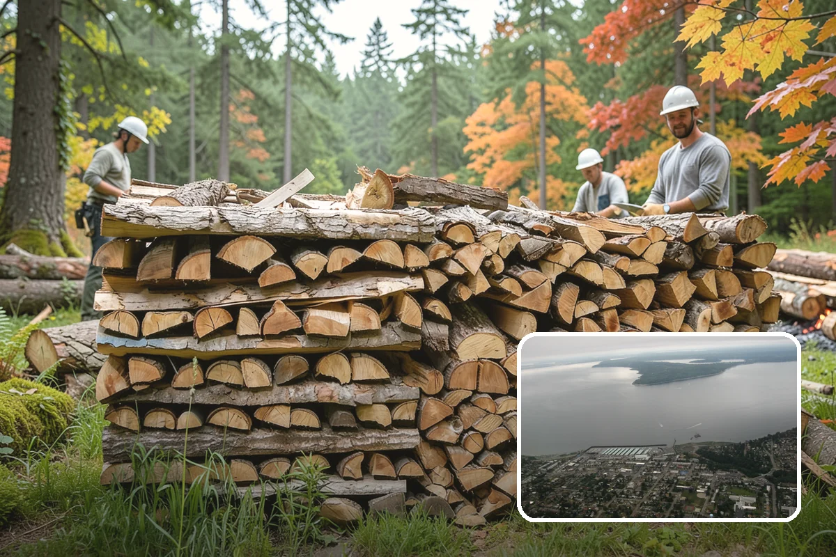 Mixed Softwood Firewood in Des Moines, King County, WA - Lights fast and produces quick, bright heat