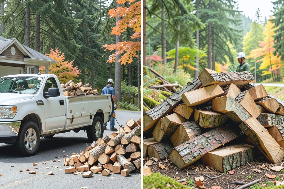 Mixed Softwood Firewood in Des Moines, King County, WA - We gather a blend of fast-lighting softwood stock