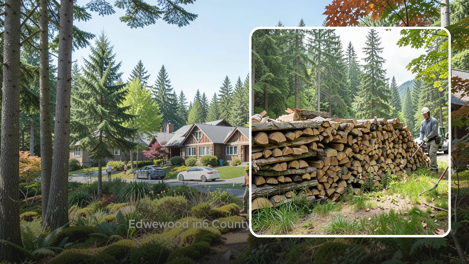 Mixed Softwood Firewood in Edgewood, Pierce County, WA - Our mixed softwood firewood lights quickly and throws fast heat, making it a practical, budget-friendly choice for Pacific...