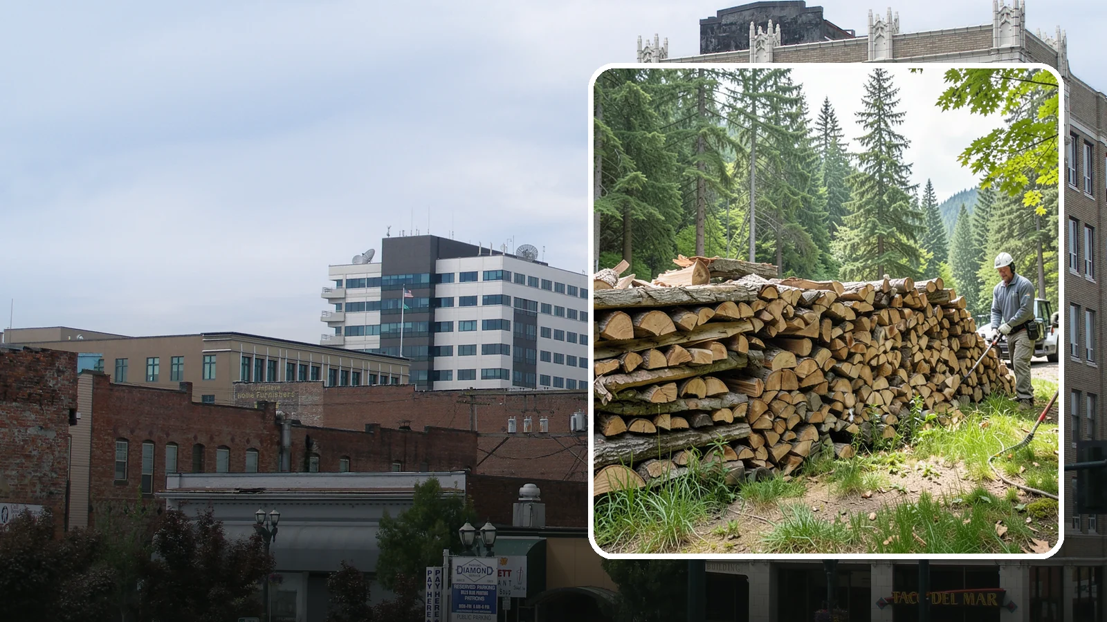 Mixed Softwood Firewood in Everett, Snohomish County, WA - Our mixed softwood firewood lights quickly and throws fast heat, making it a practical, budget-friendly choice for Pacific...