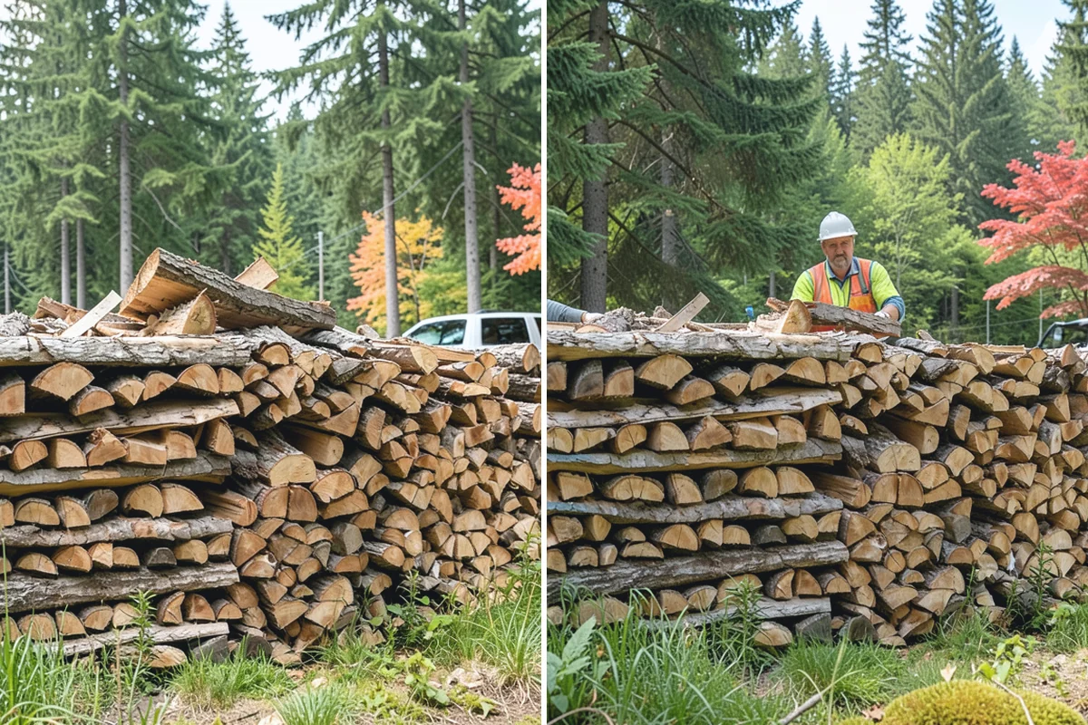 Mixed Softwood Firewood in Gold Bar, Snohomish County, WA - We gather a blend of fast-lighting softwood stock